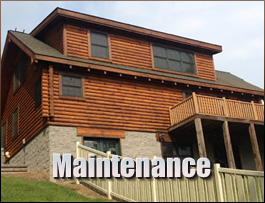  Simpsonville, Kentucky Log Home Maintenance
