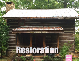 Historic Log Cabin Restoration  Simpsonville, Kentucky
